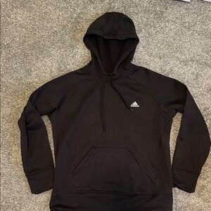 Adidas Men's Black Hoodie with Logo